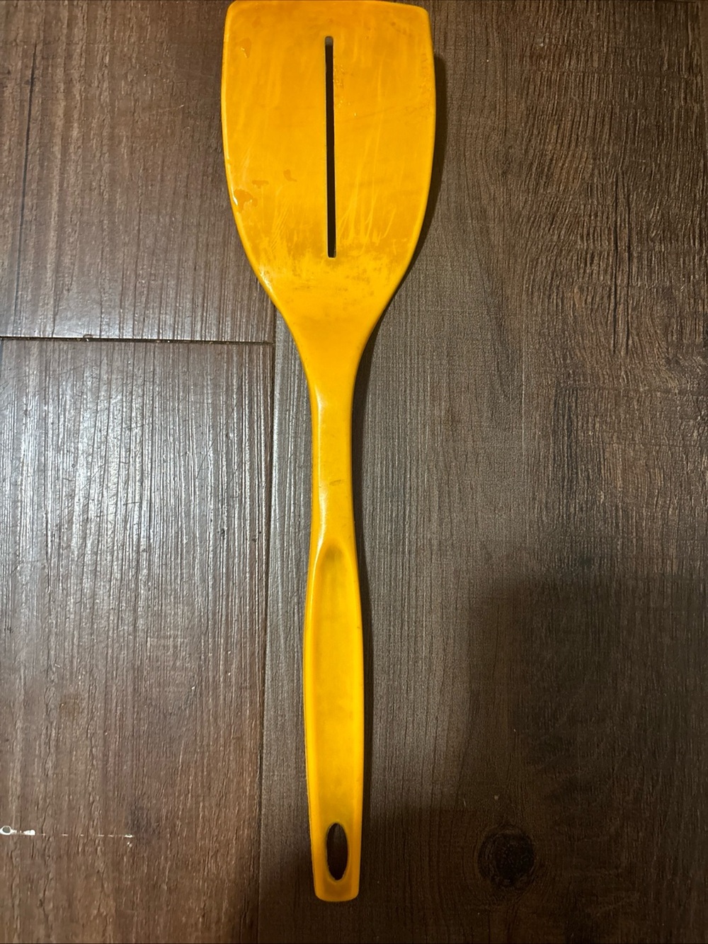 Yellow Slotted Silicone Spatula - Durable Nonstick Kitchen Turner